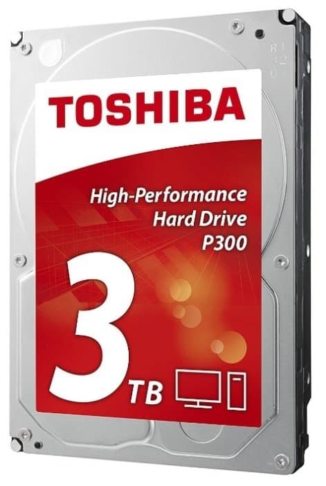 картинка Жесткий диск TOSHIBA HDWD130UZSVA/HDKPC08ZKA01S P300 High-Performance 3ТБ 3,5" 7200RPM 64MB SATA-III от магазина itmag.kz