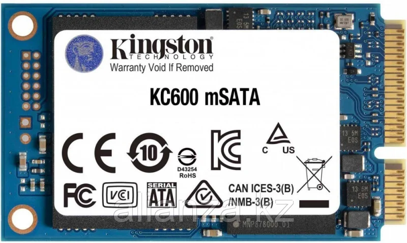 картинка Твердотельный накопитель SSD 1024 Gb mSATA 3.0 Kingston SKC600MS/1024G 3D TLC от магазина itmag.kz