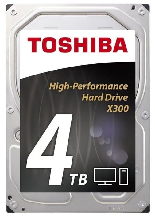 картинка Жесткий диск TOSHIBA HDWE140UZSVA/HDETR11ZPA51F X300 BULK High-Performance 4ТБ 3,5" 7200RPM 128MB SATA-III от магазина itmag.kz