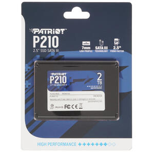 картинка Накопитель SSD 2.5" SATA III Patriot 2TB P210 520/430 P210S2TB25 от магазина itmag.kz