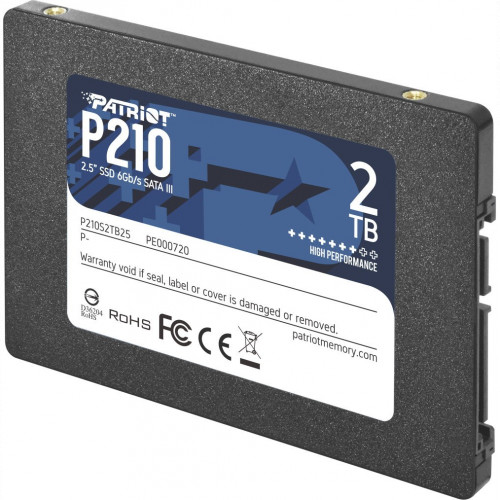 картинка Накопитель SSD 2.5" SATA III Patriot 2TB P210 520/430 P210S2TB25 от магазина itmag.kz