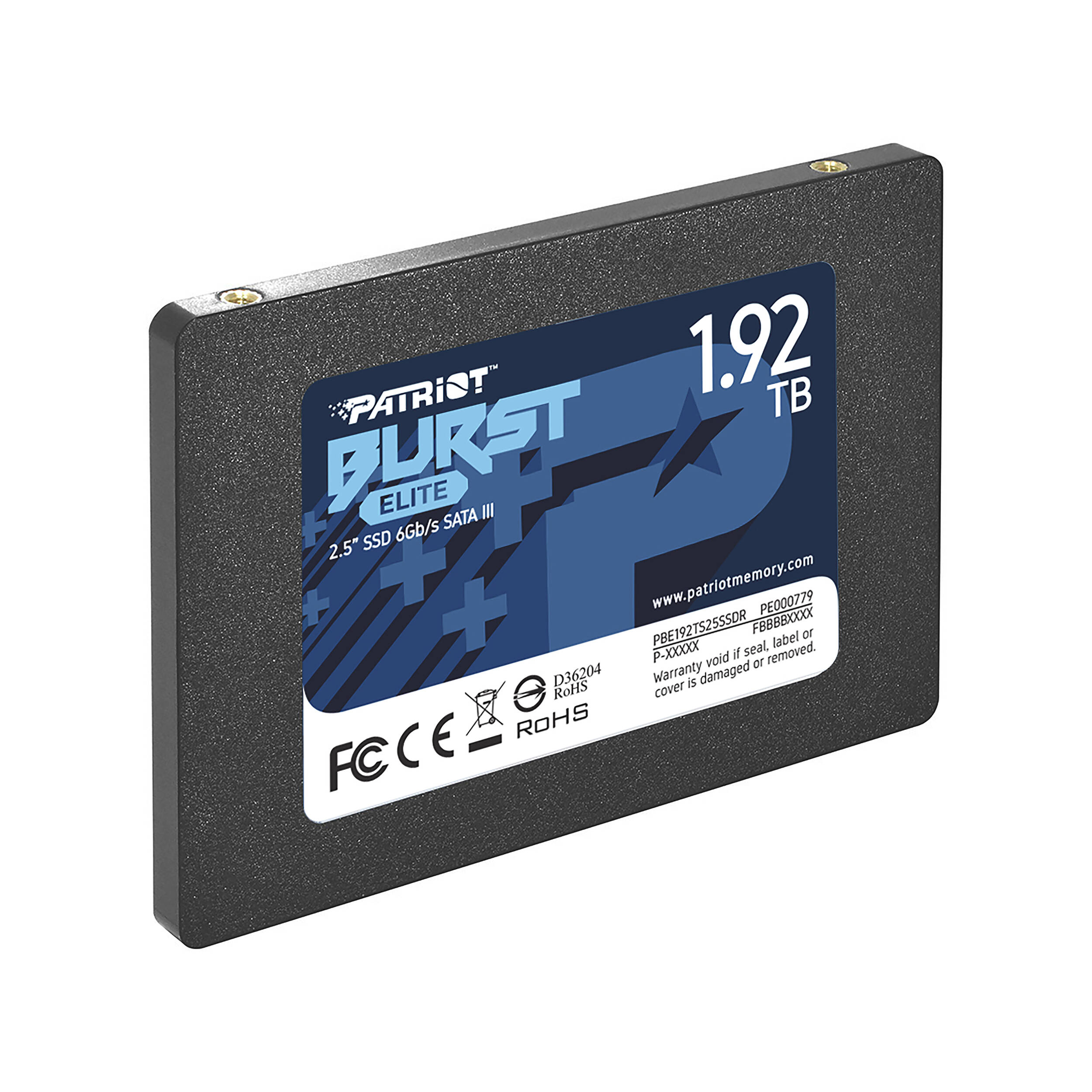 картинка Твердотельный накопитель SSD 1920 Gb SATA 6Gb/s Patriot Burst Elite PBE192TS25SSDR 2.5" 3D QLC от магазина itmag.kz