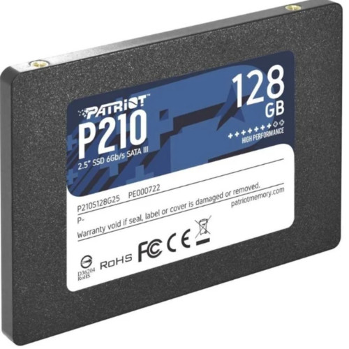 картинка Твердотельный накопитель SSD 128 Gb SATA 6Gb/s Patriot P210 P210S128G25 2.5" 3D TLC от магазина itmag.kz