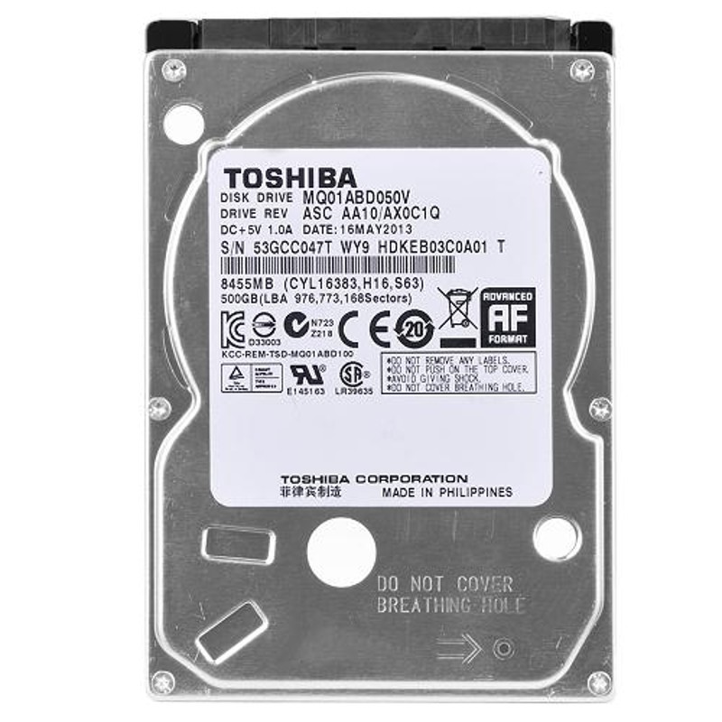 картинка Жесткий диск для ноутбука 500Gb Toshiba Sata II, 5400rpm, 2.5"(MQ01ABD050V) от магазина itmag.kz