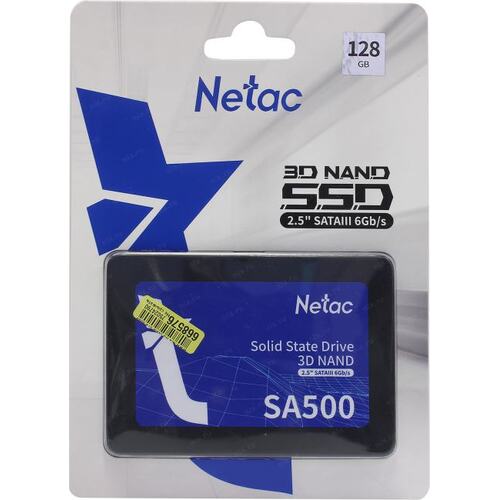 картинка Твердотельный накопитель SSD 128Gb, SATA 6 Gb/s, Netac SA500 от магазина itmag.kz