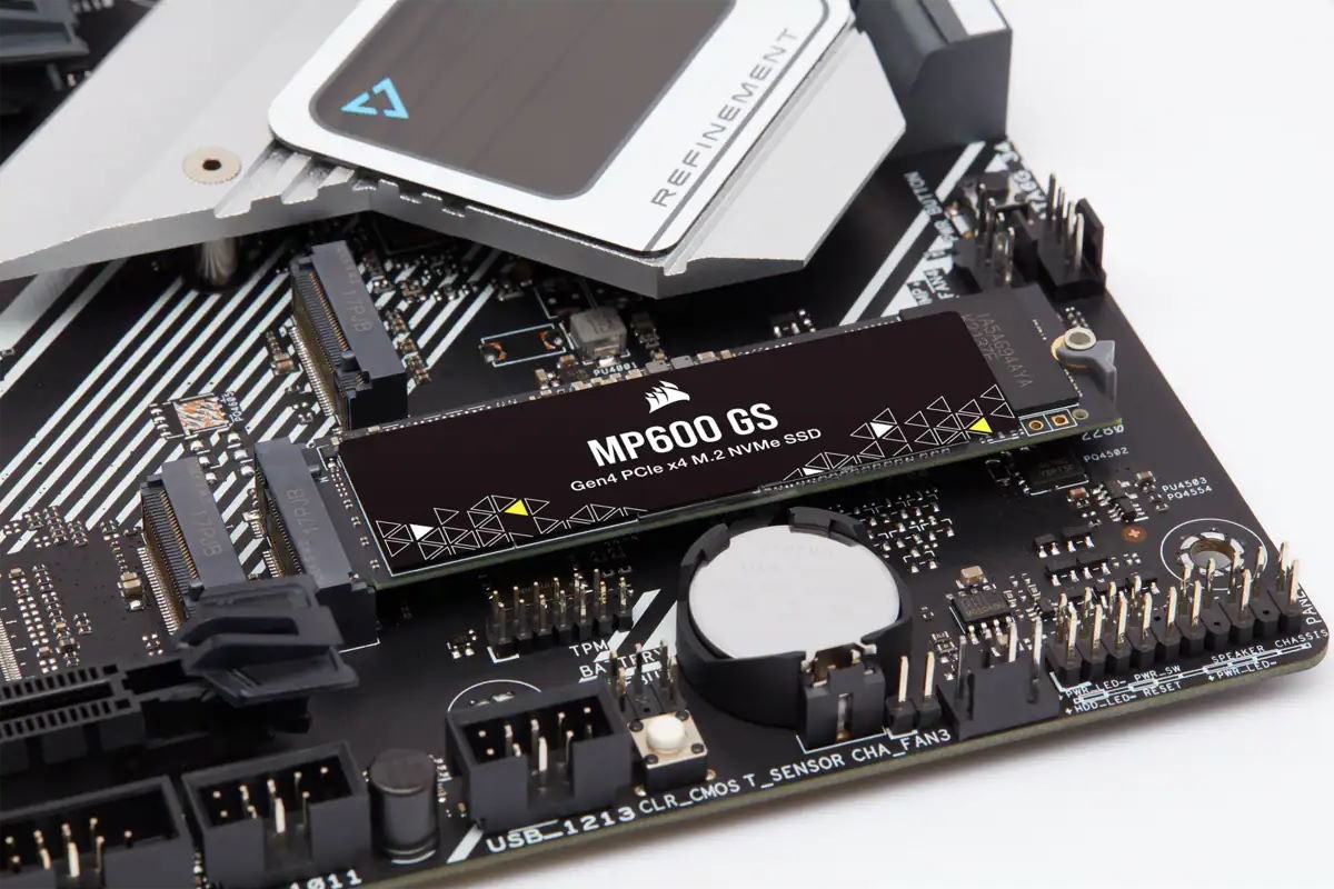 Твердотельный накопитель SSD M.2 PCIe Corsair MP600 GS, 500 GB (CSSD-F0500GBMP600GS) фото