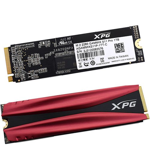 картинка Твердотельный накопитель SSD A-Data PCI-E x4 1Tb AGAMMIXS11P-1TT-C S11 Pro M.2 2280 от магазина itmag.kz
