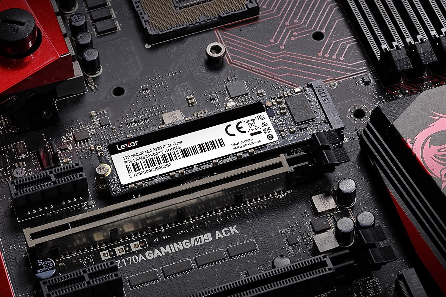 Твердотельный накопитель Lexar NM620 1TB M.2 (LNM620X001T-RNNNG) фото