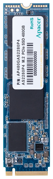 картинка Твердотельный накопитель  256GB SSD Apacer, Форм-Фактор: M.2 2280, R1800MB/s, W1100MB/s, 437TBW, 1.56DWPD, AP256GAS2280P4-1 от магазина itmag.kz