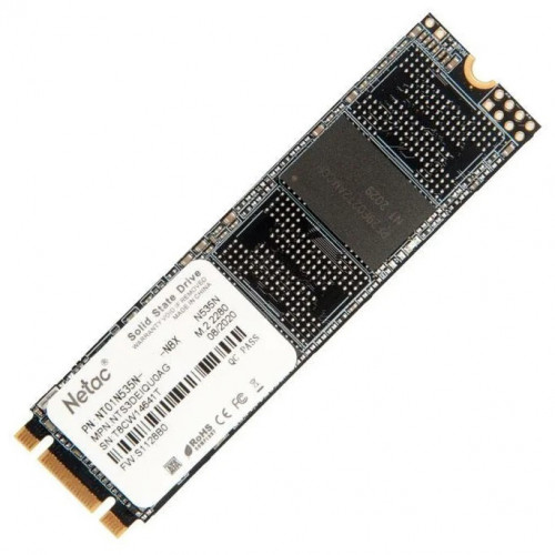 картинка Твердотельный накопитель SSD 256Gb, M.2 2280, Netac N535N, 3D TLC, 540R/490W от магазина itmag.kz