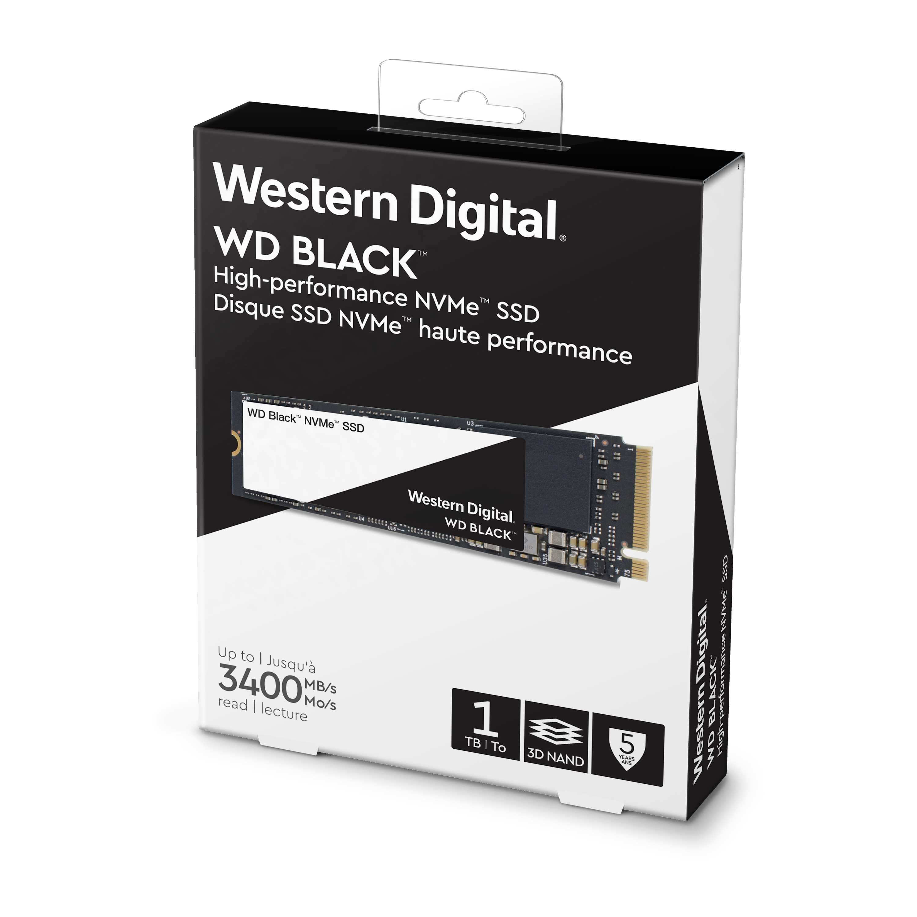 картинка  Твердотельный накопитель SSD WD Black NVMe WDS100T2X0C 1ТБ M2.2280 от магазина itmag.kz