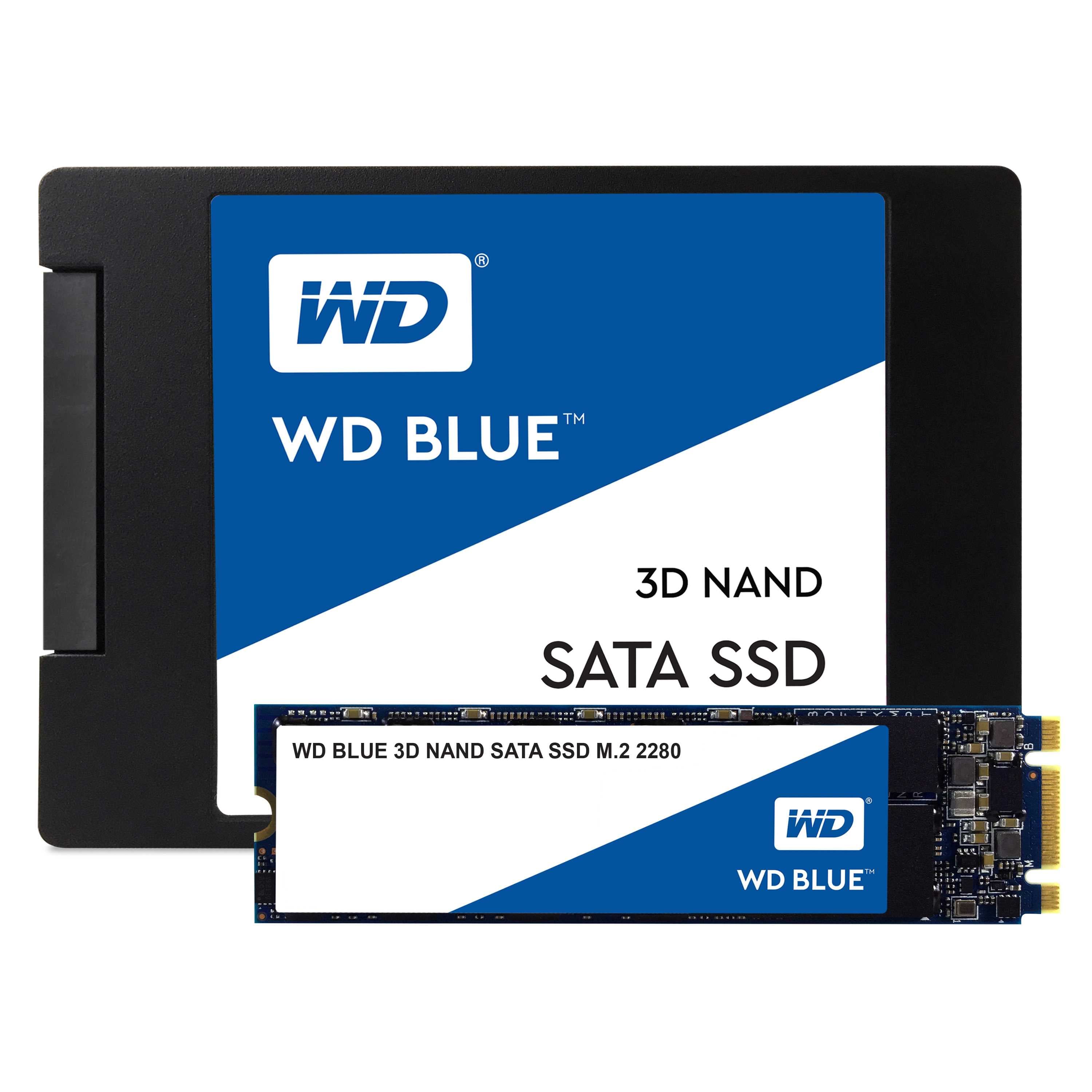 картинка  Твердотельный накопитель SSD WD Blue 3D NAND WDS100T2B0A 1ТБ 2,5" SATA-III (TLC) от магазина itmag.kz
