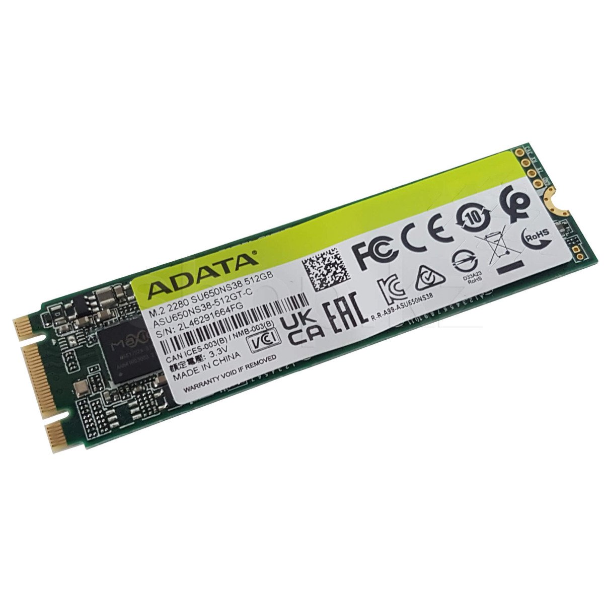 Твердотельный накопитель SSD ADATA Ultimate SU650 512GB M.2 SATA III (ASU650NS38-512GT-C)  фото