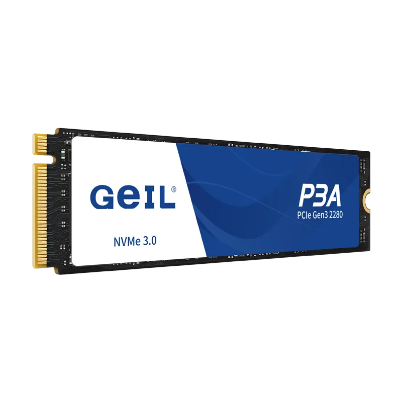 картинка Твердотельный накопитель  500GB SSD GEIL P3A M.2 2280, PCIe Gen3x4 with NVMe 1.3, 3D NAND Flash, 3.3V, R2800MB/s, W1200MB/s P3AWK09I500D от магазина itmag.kz