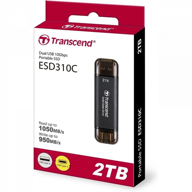 картинка Внешний жесткий диск SSD 2TB Transcend TS2TESD310C от магазина itmag.kz