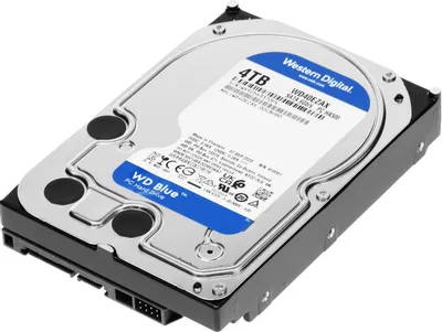 Жесткий диск HDD 4Tb Western Digital Blue SATA (WD40EZAX) фото