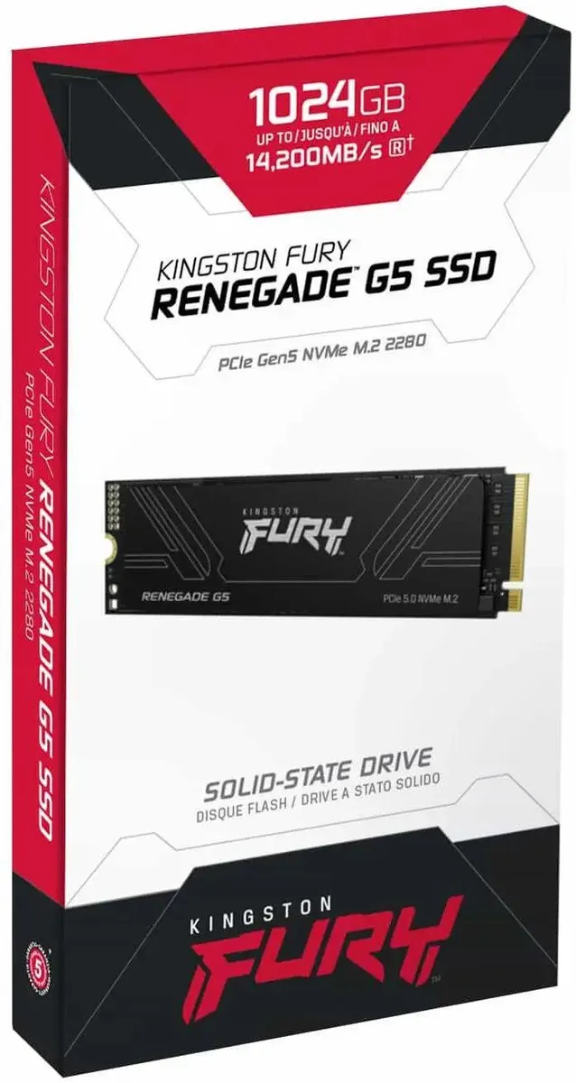 Твердотельный накопитель SSD Kingston FURY Renegade G5 1ТБ (SFYR2S/1T0) фото