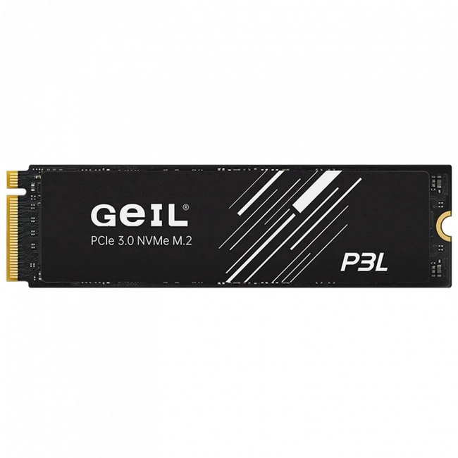 картинка Твердотельный накопитель  512GB SSD GEIL P3L M.2 2280 PCIe Gen3x4 with NVMe 1.3, 3D NAND Flash, 3.3V, R2800MB/s, W1300MB/s P3LFD16I512D от магазина itmag.kz