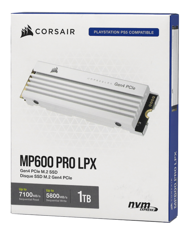 Твердотельный накопитель SSD Corsair MP600 PRO LPX M.2 PCIe 1 TB (CSSD-F1000GBMP600PLPW) фото