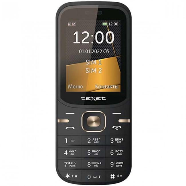 картинка Мобильный телефон Texet TM-216 черный от магазина itmag.kz