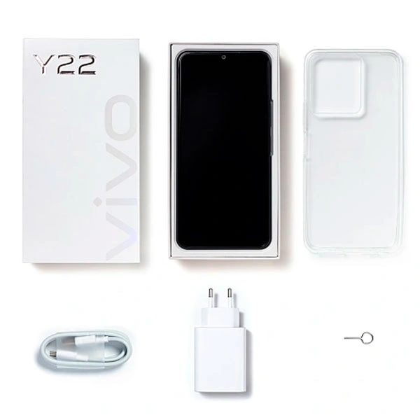Смартфон vivo Y22, 4/64GB, Starlit Blue (V2207 СИНИЙ КОСМОС/КӨК ҒАРЫШ) фото