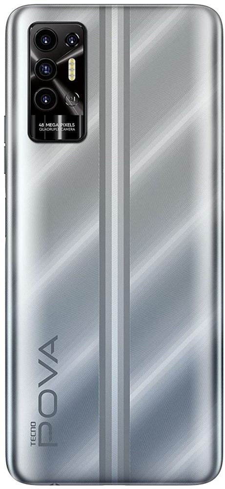 Смартфон Tecno Pova 2, 4/64GB, Polar Silver (LE7N/SILVER 64GB) фото