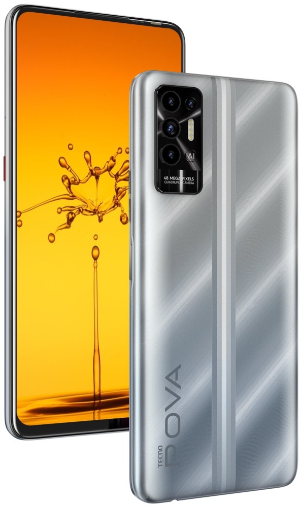 Смартфон Tecno Pova 2, 4/64GB, Polar Silver (LE7N/SILVER 64GB) фото