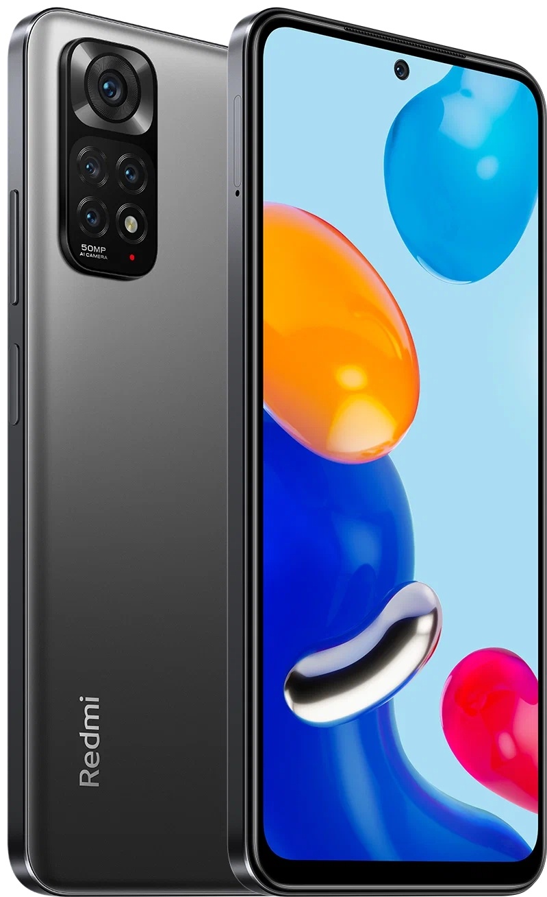 Смартфон Xiaomi Redmi Note 11, 4/128GB,Graphite Gray (2201117TG/767173/768019 GRAY) фото