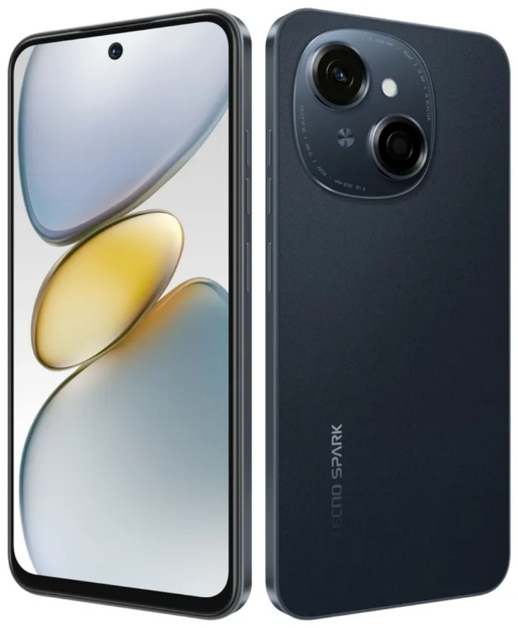 Смартфон Tecno Spark Go 1 (KL4/STARTRAIL BLACK 3/64) фото