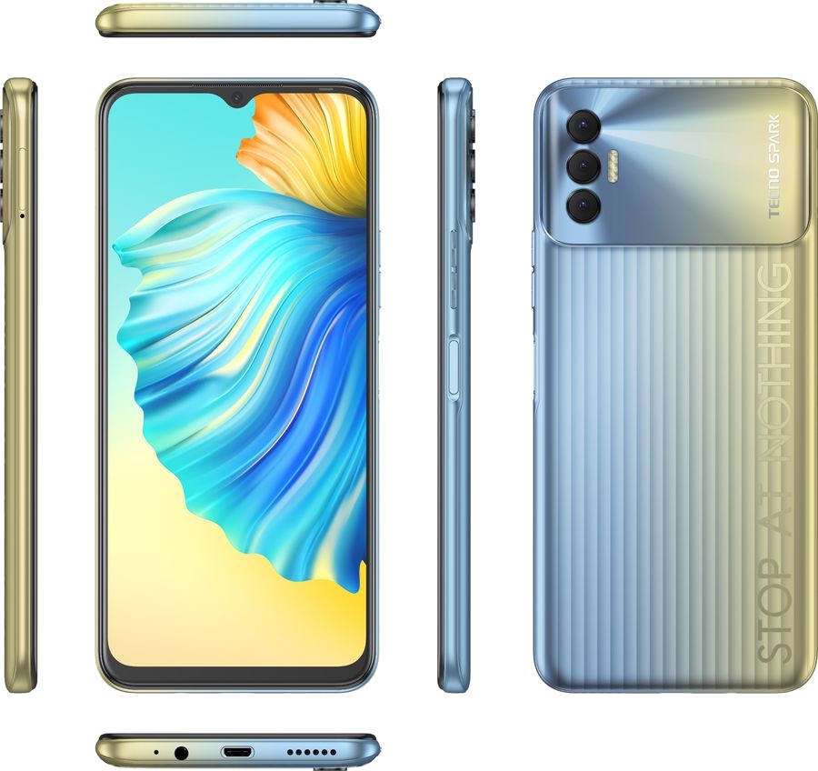 Смартфон Tecno Spark 8P, 4/128GB - Tahiti Gold (KG7N/128GB/TAHITI GOLD) фото