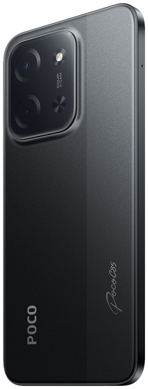 Смартфон POCO C85, 6/128GB, Black (25078PC3EG/457211) фото