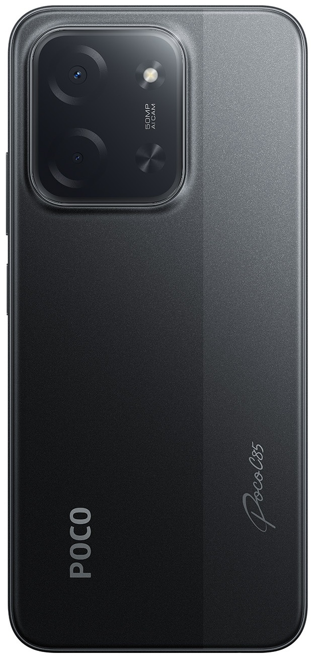 Смартфон POCO C85, 8/256GB, Black (25078PC3EG/457129) фото