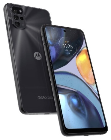 Смартфон motorola moto g22, 4/128GB, Cosmic Black (PAU20003TN) фото
