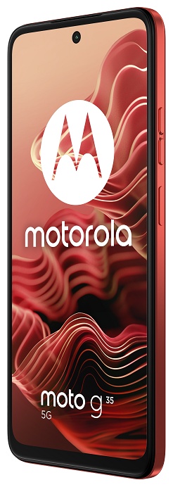 Смартфон Motorola moto g35, 256 GB, Guava Red (PB3J0034KZ) фото