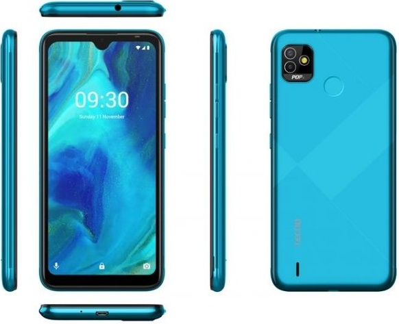 Смартфон Tecno POP 5, 2/32GB - Ice Blue (BD2P ICE BLUE 2/32GB) фото