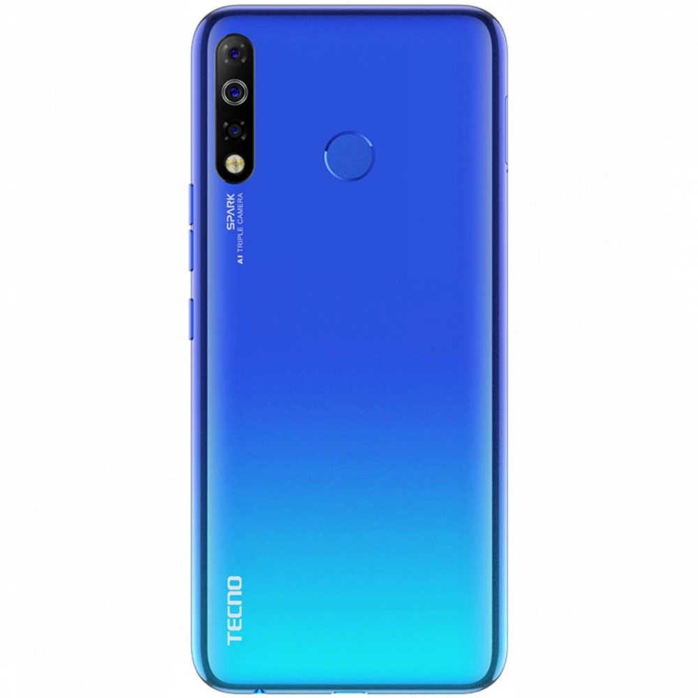 Смартфон Tecno Spark 4, 3/32GB, Vacation Blue (KC2/VACATION_BLUE 32GB) фото