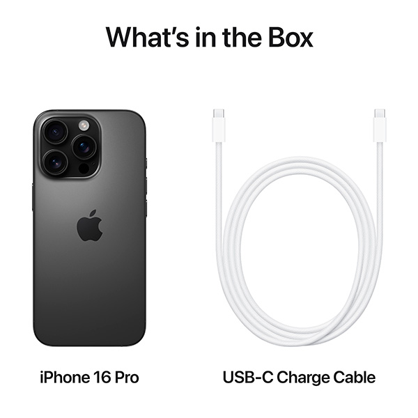 Смартфон Apple iPhone 16 Pro 512GB Black Titanium  (MYNM3HX/A) фото