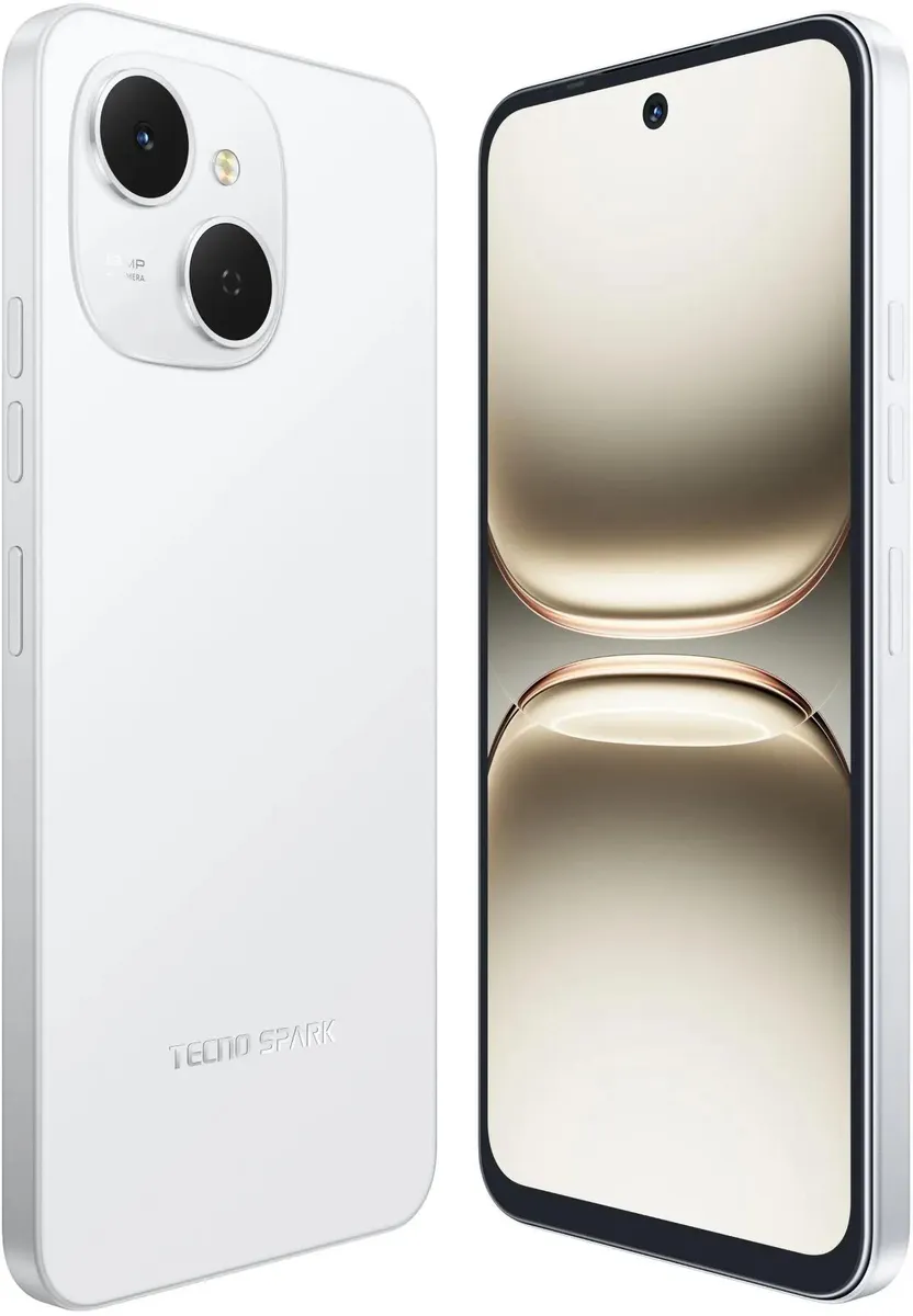 Смартфон Tecno Spark 40C, 8/128GB, Veil White (KM4K VEIL WHITE 8/128GB) фото