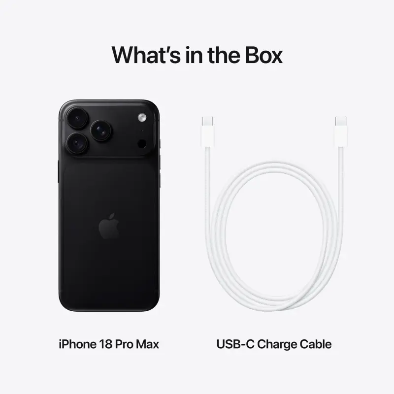 Смартфон Apple iPhone 18 Pro Max 256GB Black (MJXN4AF/A) фото