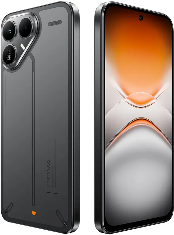 Смартфон TECNO Pova 8 5G, 128+8 GB Graphite Black (LK6/128/8GB/Graphite Black) фото