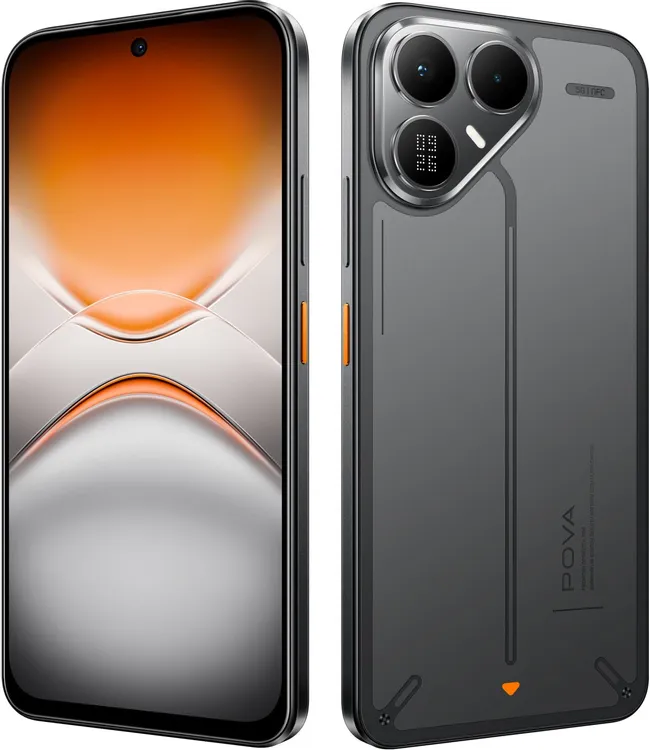 Смартфон TECNO Pova 8 5G, 128+8 GB Graphite Black (LK6/128/8GB/Graphite Black) фото