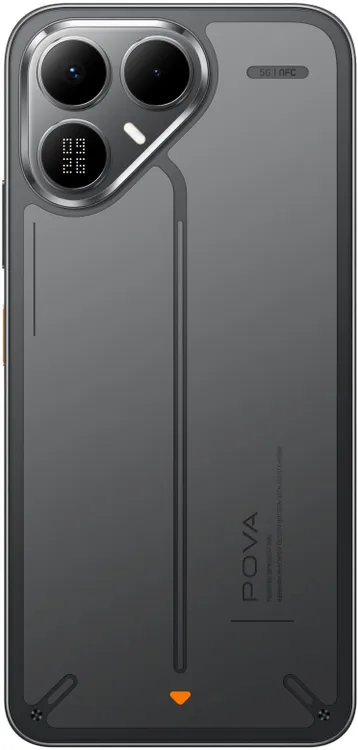 Смартфон TECNO Pova 8 5G, 128+8 GB Graphite Black (LK6/128/8GB/Graphite Black) фото