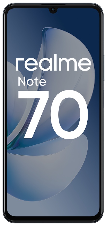 Смартфон RealMe NOTE 70 4/128 ГБ черный (6941764470637) фото