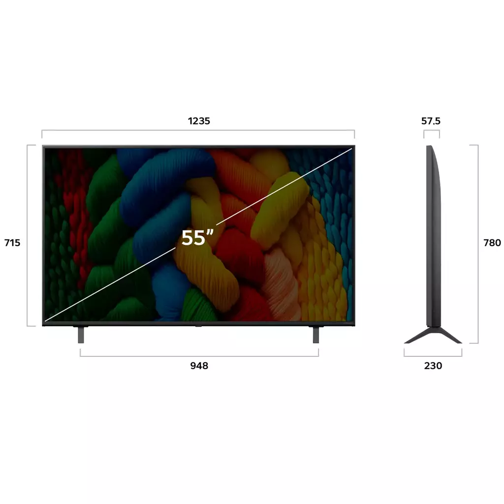 Телевизор LG 55NANO80A6B 55" (55NANO80A6B) фото