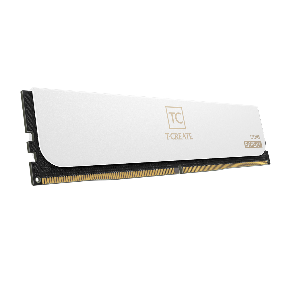 Комплект модулей памяти TeamGroup Team T Create Expert DDR5 32Gb (16x2), 6400MHz, White (CTCWD532G6400HC40BDC01) фото