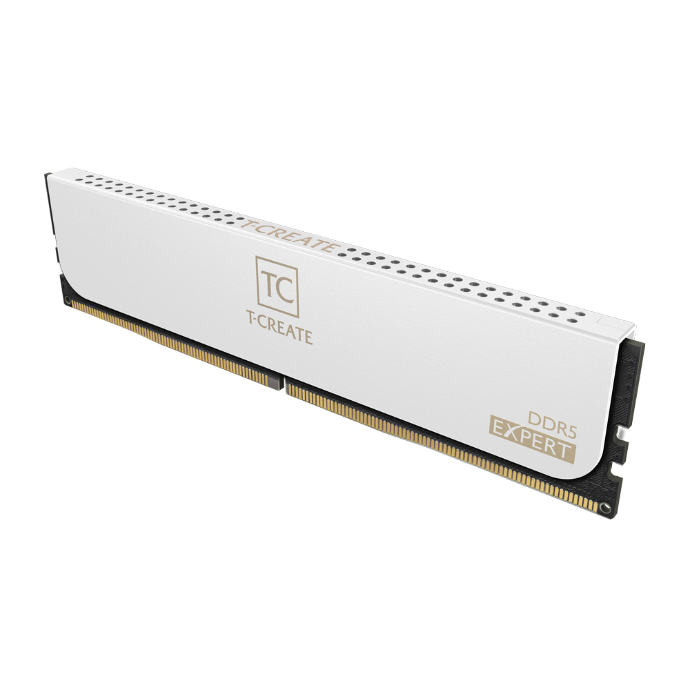 Комплект модулей памяти TeamGroup Team T Create Expert DDR5 32Gb (16x2), 6400MHz, White (CTCWD532G6400HC40BDC01) фото