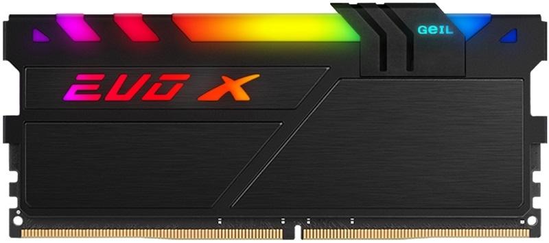 картинка Оперативная память 16GB GEIL DDR4 PC4-28800 3600MHz EVO X II Black с RGB GEXSB416GB3600C18BSC  от магазина itmag.kz