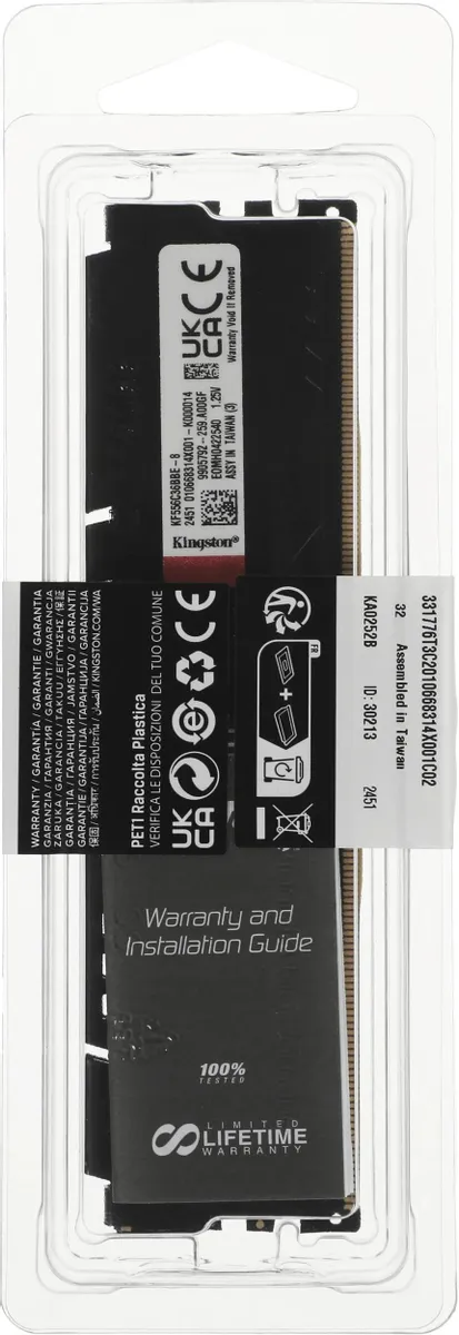 Оперативная память Kingston FURY Beast Black EXPO 8GB DDR5 5600MHz (KF556C36BBE-8) фото