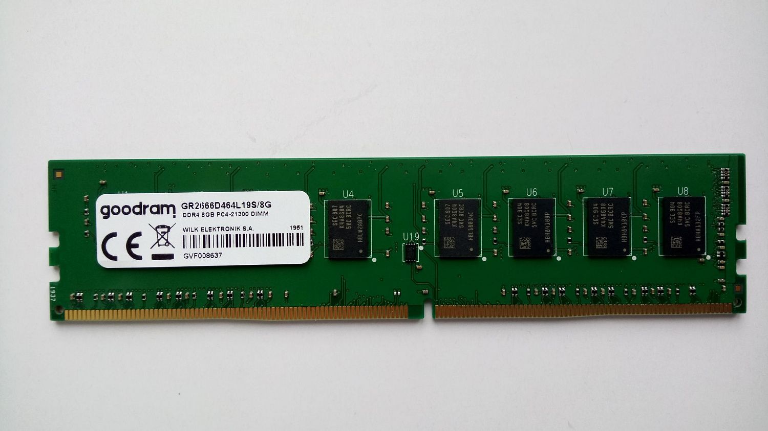 картинка Память оперативная DDR4 Desktop Netac BASIC PC4-2666 8G от магазина itmag.kz