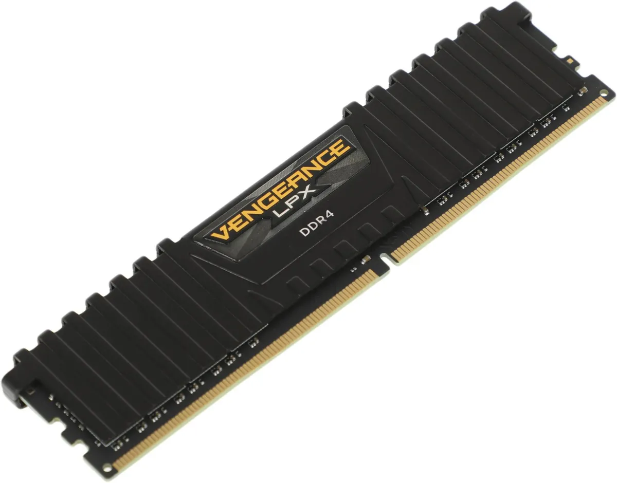 Оперативная память Corsair Vengeance LPX DDR4, 3200MHz 8GB - Black  (CMK8GX4M1E3200C16) фото